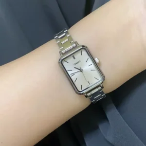 Đồng Hồ Nữ Casio LTP-V009 Dây Kim Loại Mặt Chữ Nhật Kính Khoáng Chống Nước
