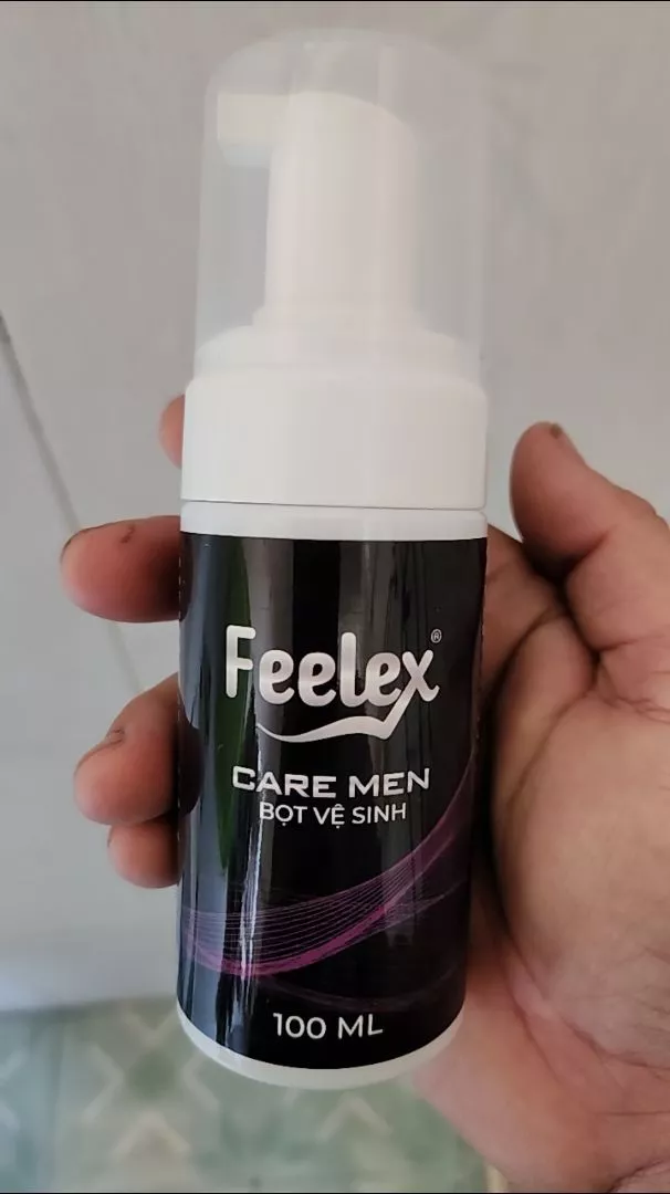 Bọt vệ sinh nam giới Feelex Care Men dung dịch vệ sinh tạo bọt 100ml