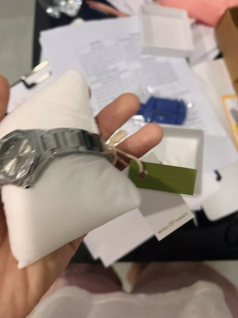 Đồng Hồ Nữ IEKE, Mặt Đa Giác Số La Mã, Dây Thép Không Gỉ, Kháng Nước Tốt