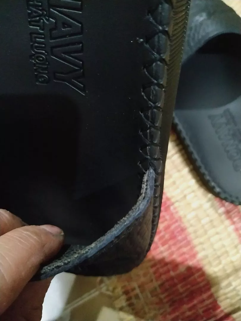 Dép Quai Ngang Nam Da Bò 100% DONAVY Cao Cấp, Dập Quai Cá Sấu Fashion D.CSL