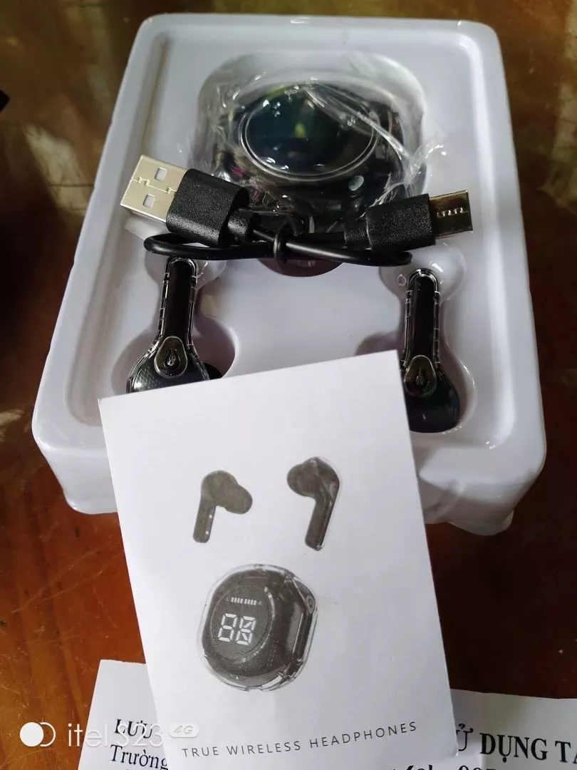 Tai nghe bluetooth KY9 Ultrapods Pro cảm ứng, bass hay, siêu nhỏ gọn, có mic đàm thoại, nghe nhạc cực hay - AUDIO365