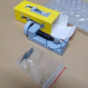 Dụng cụ tháo mắt dây đồng hồ (công cụ cắt mắt đồng hồ, loại 1, cứng cáp, kim loại + 3 đầu thay)