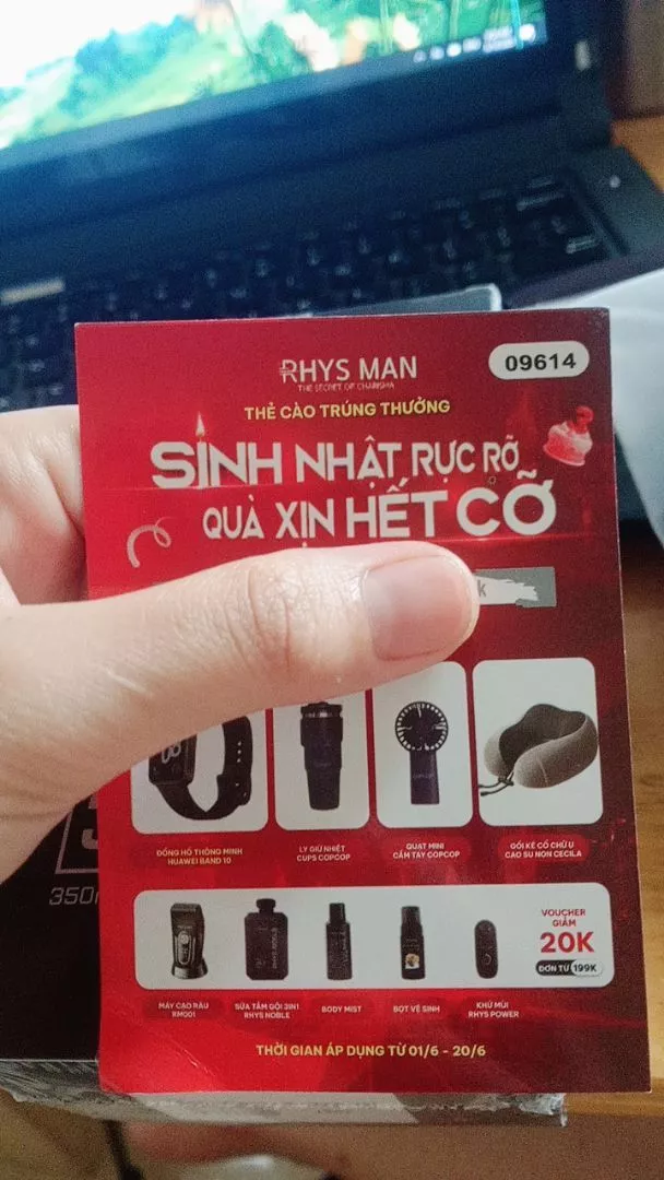 Sữa tắm gội nam 3in1 Rhys Man hương nước hoa Rhys Noble 350ml