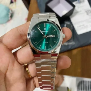 Đồng hồ nam Poedagar 930 PRX chính hãng có lịch thứ, dây thép không gỉ, chống nước, tặng kèm cắt mắt