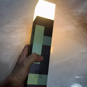 [Sẵn HCM] Đèn Minecraft đuốc treo tường & cầm tay sạc pin, đèn ngủ, đèn decor phòng - Ngơ’store