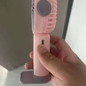 Quạt Cầm Tay Tích Điện Dung Lượng Pin Khủng 3000 MAh, Quạt Mini 3 Tốc Độ Gió