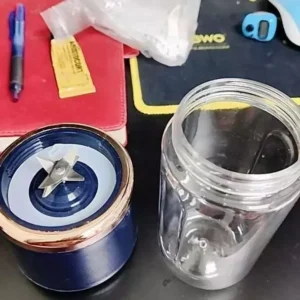 Cốc ép trái cây cầm tay nhỏ gọn, hoàn toàn tự động, đa chức năng, lý tưởng cho học sinh, dễ sử dụng
