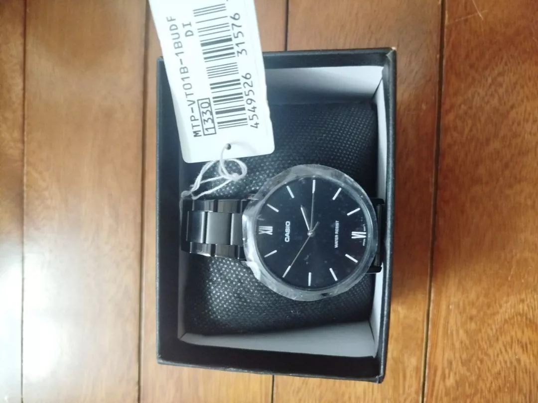Đồng Hồ Nam MTP-VT01 Sang Trọng Tinh Tế Mặt Kính Khoáng Tròn 40mm Chống Nước Chính Hãng Casio - WATCHSTORE