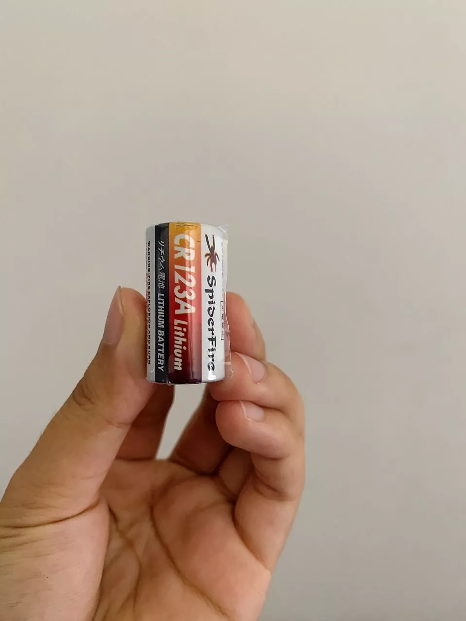 1 viên Pin CR123A dùng cho máy ảnh film và máy ảnh instax mini - dùng 1 lần không sạc