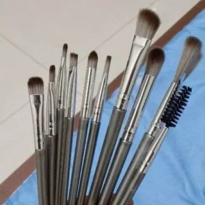 14 Cái/Bộ Cọ Trang Điểm Chuyên Dụng Kèm Kéo Đầu Lông Mịn Mềm Mại Dễ Sử Dụng