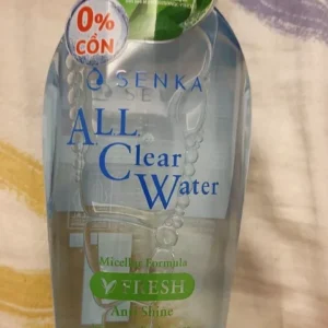 Nước tẩy trang Micellar Giảm Bóng Nhờn Senka All Clear Water Fresh 230ml/chai
