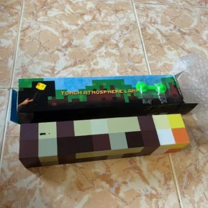 [Sẵn HCM] Đèn Minecraft đuốc treo tường & cầm tay sạc pin, đèn ngủ, đèn decor phòng - Ngơ’store
