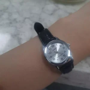 Đồng hồ nữ dây da Casio chính hãng Anh Khuê LTP-V001L-7BUDF