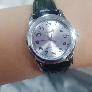 Đồng hồ nữ dây da Casio chính hãng Anh Khuê LTP-V001L-7BUDF