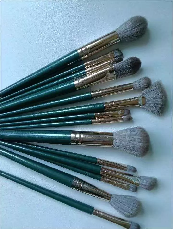 Bộ 14 Cọ Trang Điểm Chuyên Nghiệp Lông Mềm Cho Người Mới | Đa Năng Phấn Phủ/Blush/Phấn Mắt+Tặng Cọ Mi | Hỗ Trợ Dropship