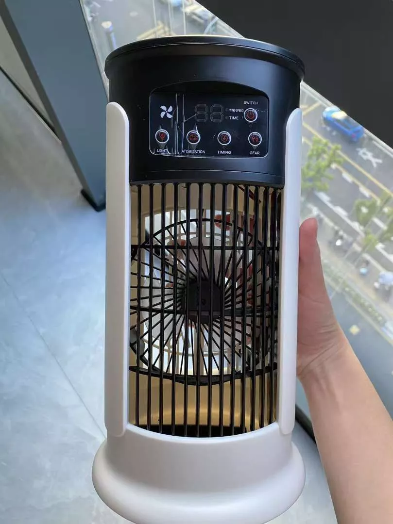 Quạt Điều Hòa Phun Sương Mini Wameli WA-99 Dung Tích 500ml 2 Tốc Độ Gió 3 Chế Độ Phun Sương, Cổng Usb Tiện Lợi