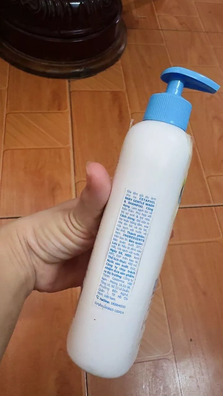 Sữa tắm gội Cetaphil 230ml/ 400ml cho bé