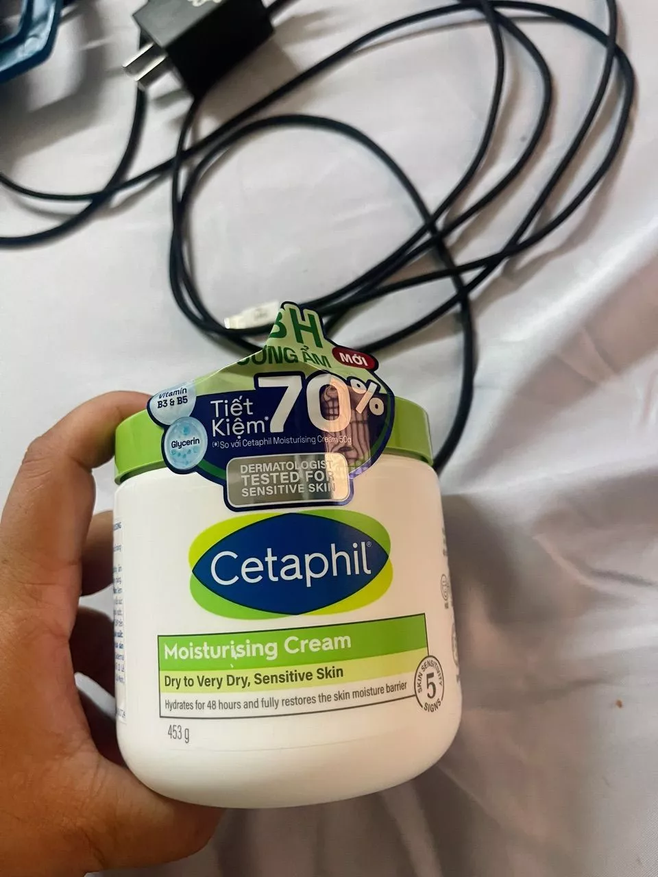 Kem Dưỡng Ẩm Cetaphil Moisturising Cream 453G & 50G