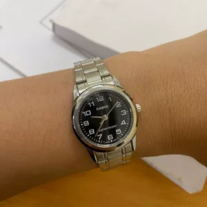Đồng Hồ Casio Nữ Series LTP-V001 Sang Trọng Mặt Kính Khoáng Tròn 25mm Dây Da/ Kim Loại Không Gỉ Kháng Nước Chính Hãng