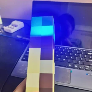 [Sẵn HCM] Đèn Minecraft đuốc treo tường & cầm tay sạc pin, đèn ngủ, đèn decor phòng - Ngơ’store