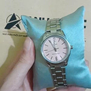 Đồng hồ nữ dây thép không ghỉ Casio LTP-V005D-4BUDF chính hãng