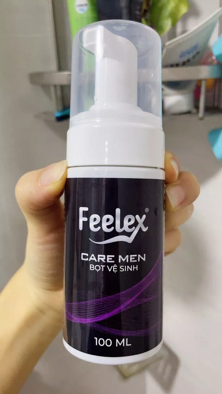Bọt vệ sinh nam giới Feelex Care Men dung dịch vệ sinh tạo bọt 100ml