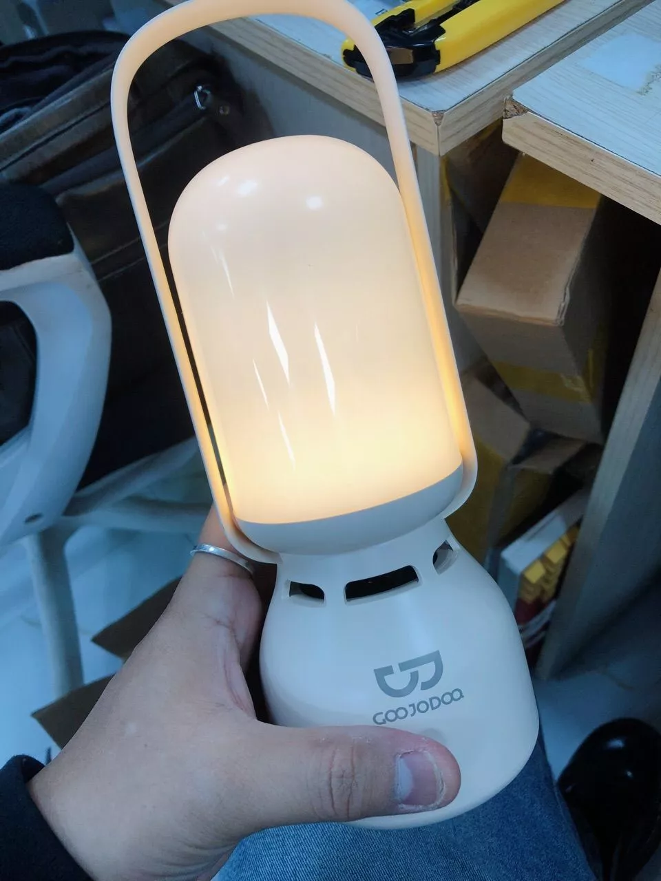 Loa Bluetooth di động Goojodoq TWS với đèn ngủ 2 trong 1,điều khiển cảm ứng 3 cấp độ,thời lượng pin