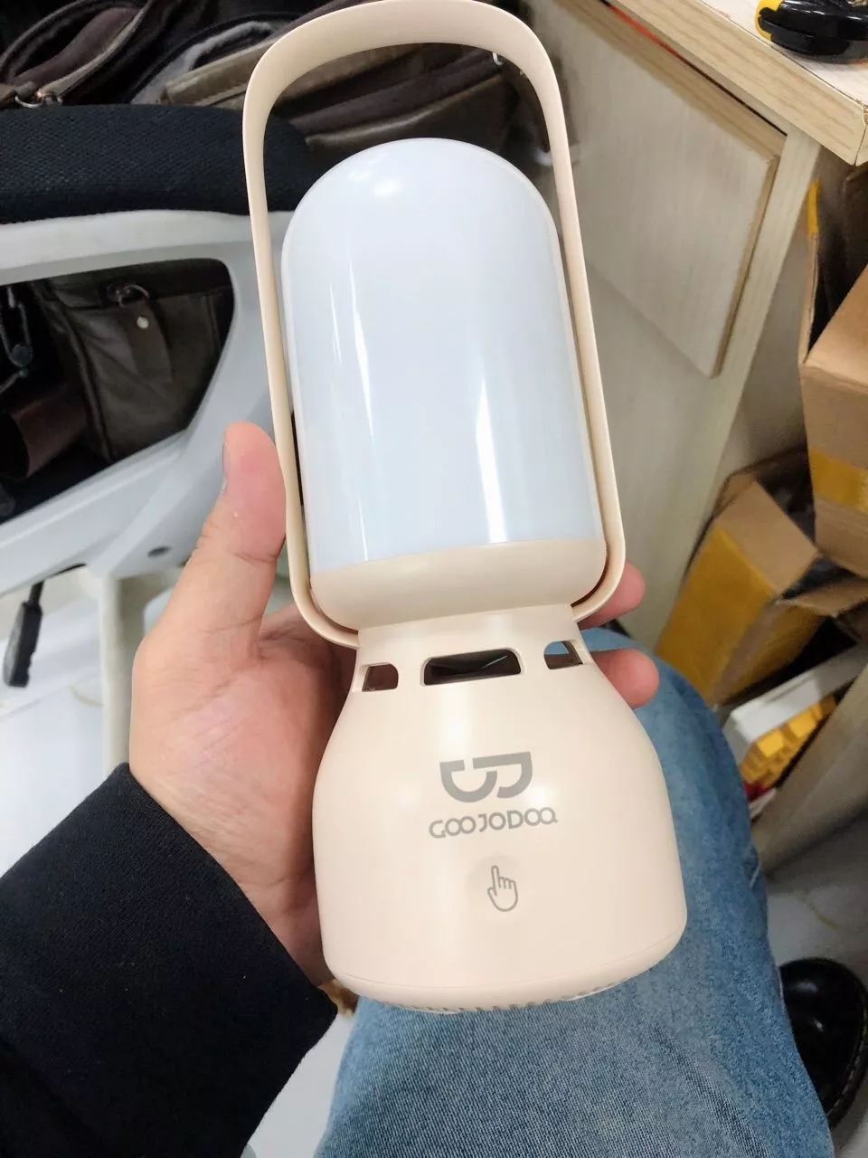 Loa Bluetooth di động Goojodoq TWS với đèn ngủ 2 trong 1,điều khiển cảm ứng 3 cấp độ,thời lượng pin
