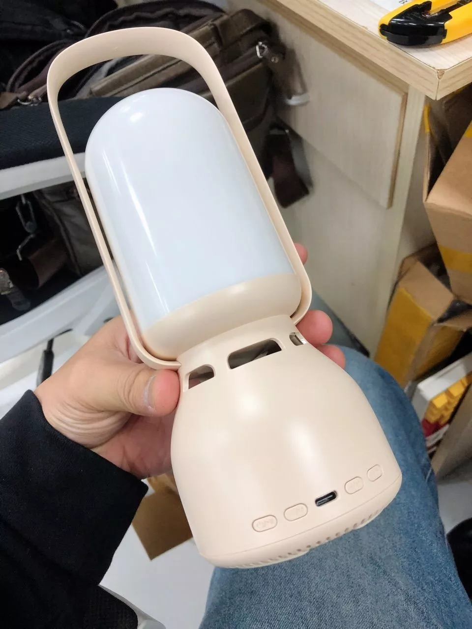 Loa Bluetooth di động Goojodoq TWS với đèn ngủ 2 trong 1,điều khiển cảm ứng 3 cấp độ,thời lượng pin