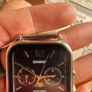 Đồng Hồ Nam/Nữ Casio Moonphase MTP-M305 Quartz Mặt Kính Khoáng 34mm Chống Nước Vỏ Kim Loại Không Gỉ Chính Hãng