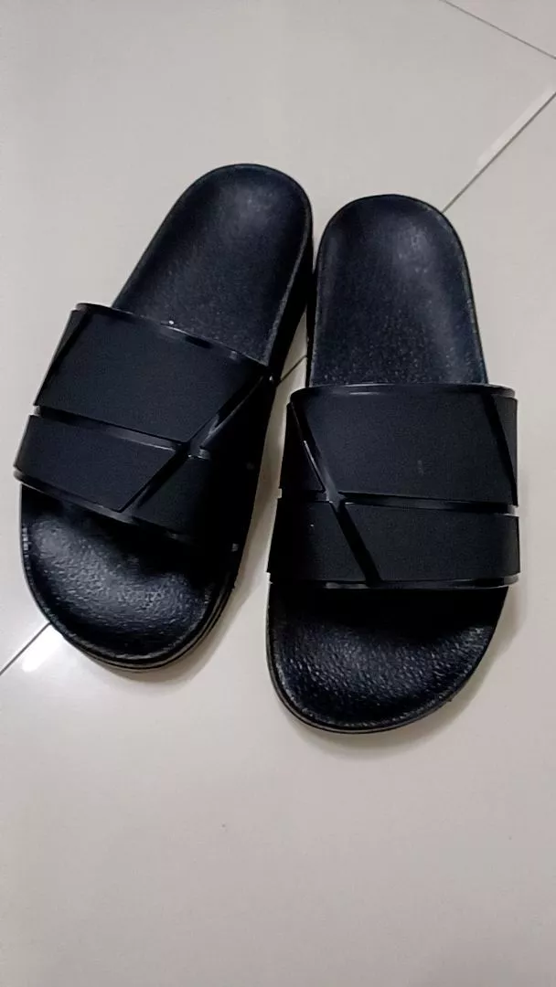 Dép skt kẻ viền sắc nét đế mềm đi êm chân không thấm nước form basic dễ phối đồ - dép boy phố, dép nam nứ, dép lê,sliper