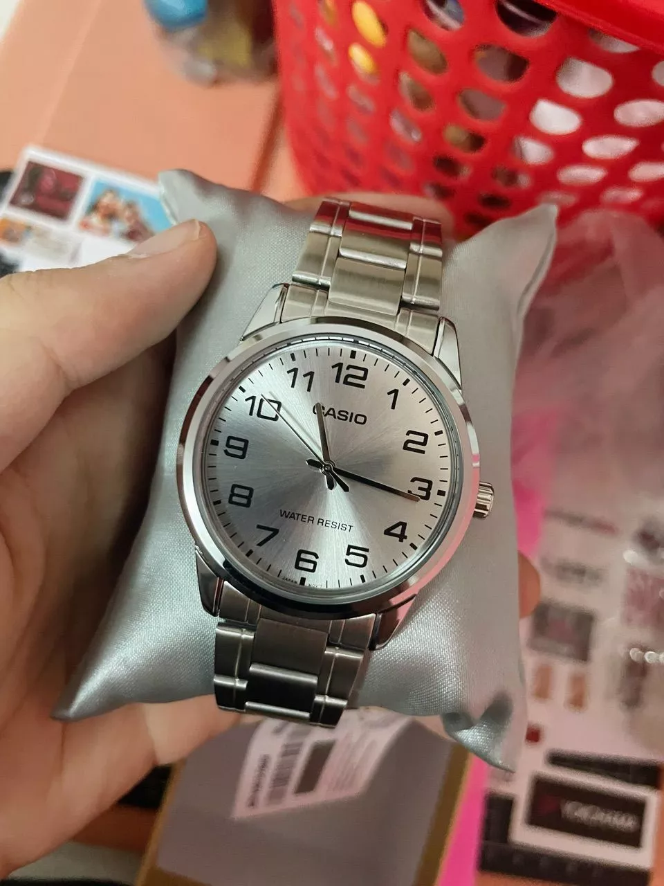 Đồng hồ nam dây kim loại Casio chính hãng Anh Khuê MTP-V001D-7BUDF