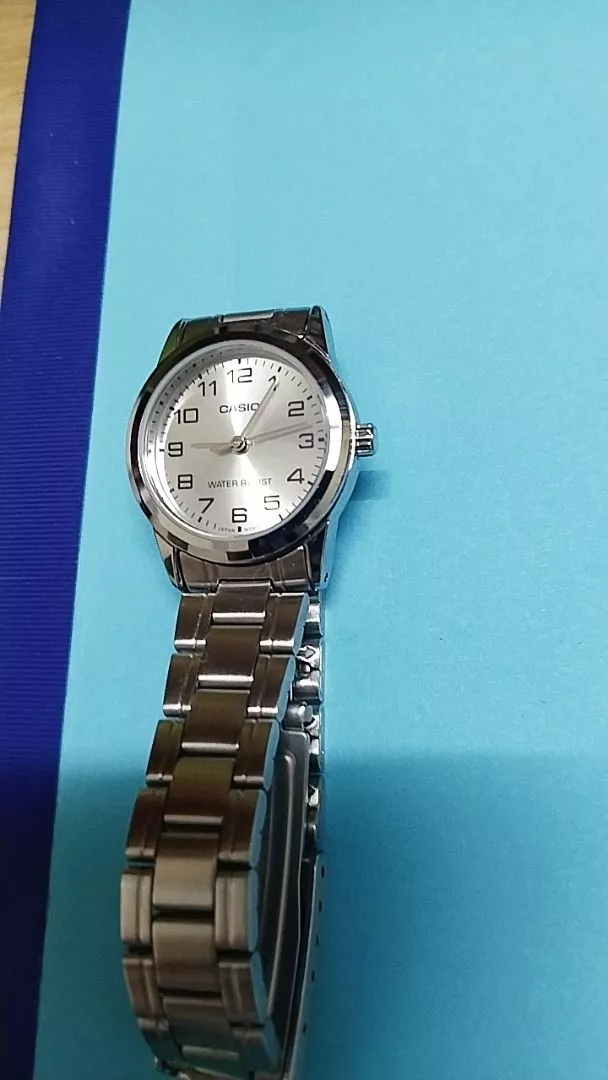 Đồng hồ đôi nam nữ dây kim loại Casio Anh Khuê MTP/LTP-V001D-7B