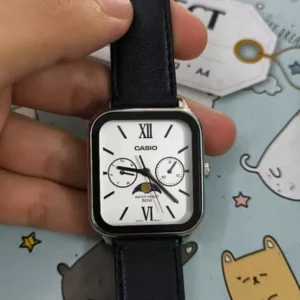 Đồng Hồ Nam/Nữ Casio Moonphase MTP-M305 Quartz Mặt Kính Khoáng 34mm Chống Nước Vỏ Kim Loại Không Gỉ Chính Hãng