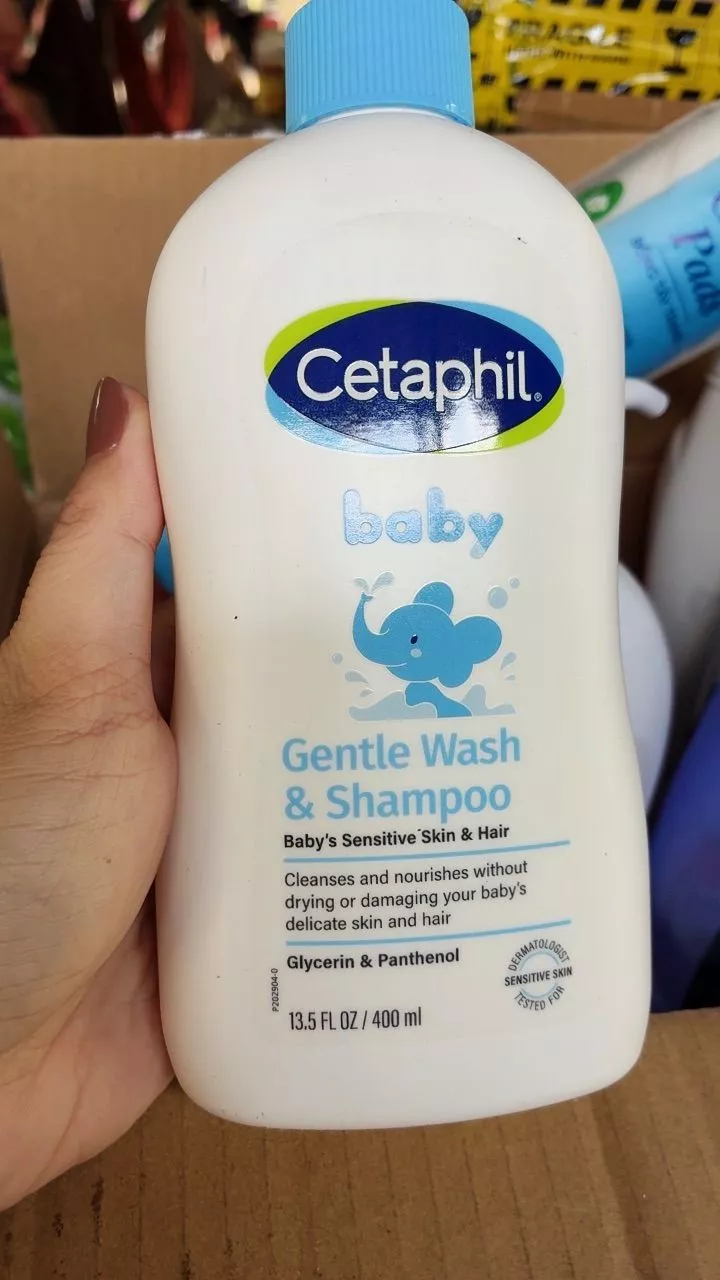 Sữa Tắm Và Gội Trẻ Em Cetaphil Baby Gentle Dịu Nhẹ Cho Làn Da Em Bé 400ml