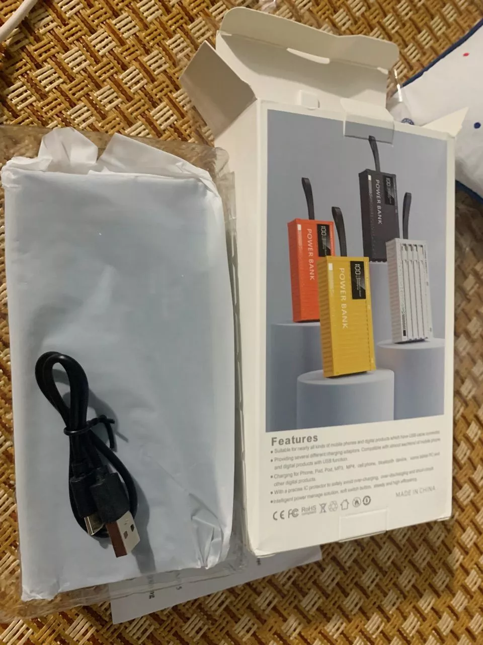 Bộ sạc điện thoại 50.000MAH CONTAINER, 4 cổng USB, sạc nhanh PD 120W, bảo hành 6 tháng - AUDIO365