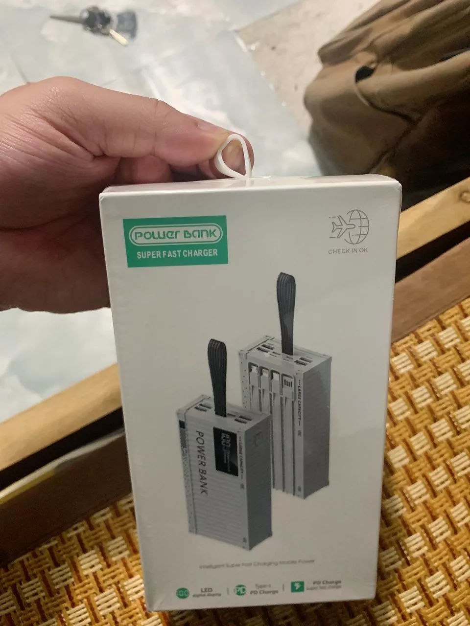 Bộ sạc điện thoại 50.000MAH CONTAINER, 4 cổng USB, sạc nhanh PD 120W, bảo hành 6 tháng - AUDIO365