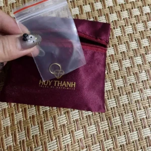 Nhẫn Tiết Kiệm Vàng 24k 0.1 Chỉ Huy Thanh Jewelry (KÈM TÚI GẤM)