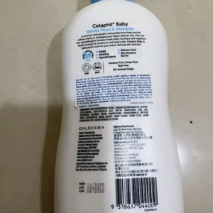 SỮA TẮM GỘI CETAPHIL BABY GENTLE WASH & SHAMPOO 400ML & 230ML DÀNH CHO DA THƯỜNG