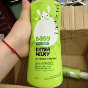 Sữa Tắm Gội Trẻ Em Lactacyd Baby Extra Milky Làm Sạch Dịu Nhẹ và Dưỡng Ẩm Vượt Trội Size Jumbo 800ml