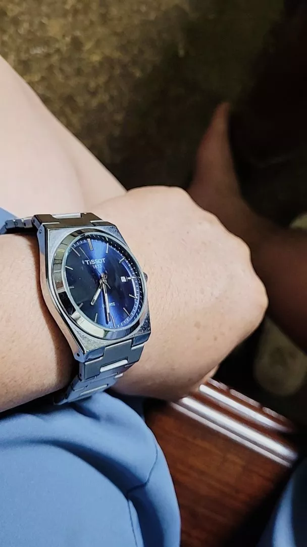 Đồng hồ nam Poedagar 930 PRX chính hãng có lịch thứ, dây thép không gỉ, chống nước, tặng kèm cắt mắt