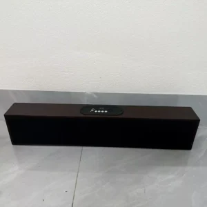 Loa Bluetooth GOOJODOQ Thiết kế bằng gỗ kích thước lớn Loa không dây PC Máy tính xách tay Âm thanh USB Chơi game Thẻ TF AUX