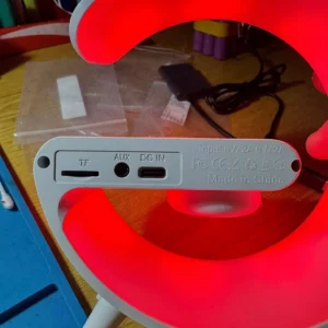 [Cực Hot] Loa Bluetooth Chữ G Đa Năng, Đèn Led RGB Nháy Theo Nhạc, Đồng Hồ Báo Thức Trang Trí