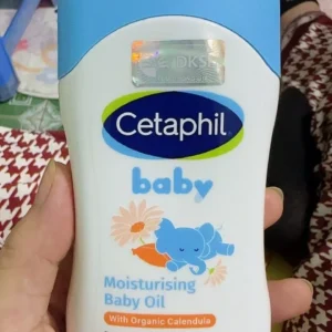 [MỚI] Dầu massage dưỡng ẩm làm dịu da bé với hoa cúc Calendula Hữu Cơ Cetaphil Baby Moisturising Baby Oil 200ml