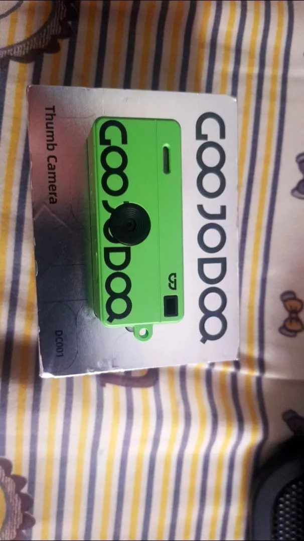 Goojodoq Camera Móc Khóa Ngón Tay - Máy Ảnh Mini 720P, CCD Retro, Quà Tặng Học Sinh Độc Đáo
