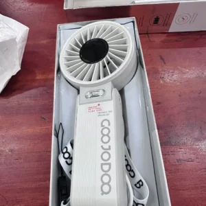 Quạt gấp 180° im lặng GOOJODOQ siêu gió điều chỉnh 100 cấp độ, mini quạt di động, màn hình nguồn LED