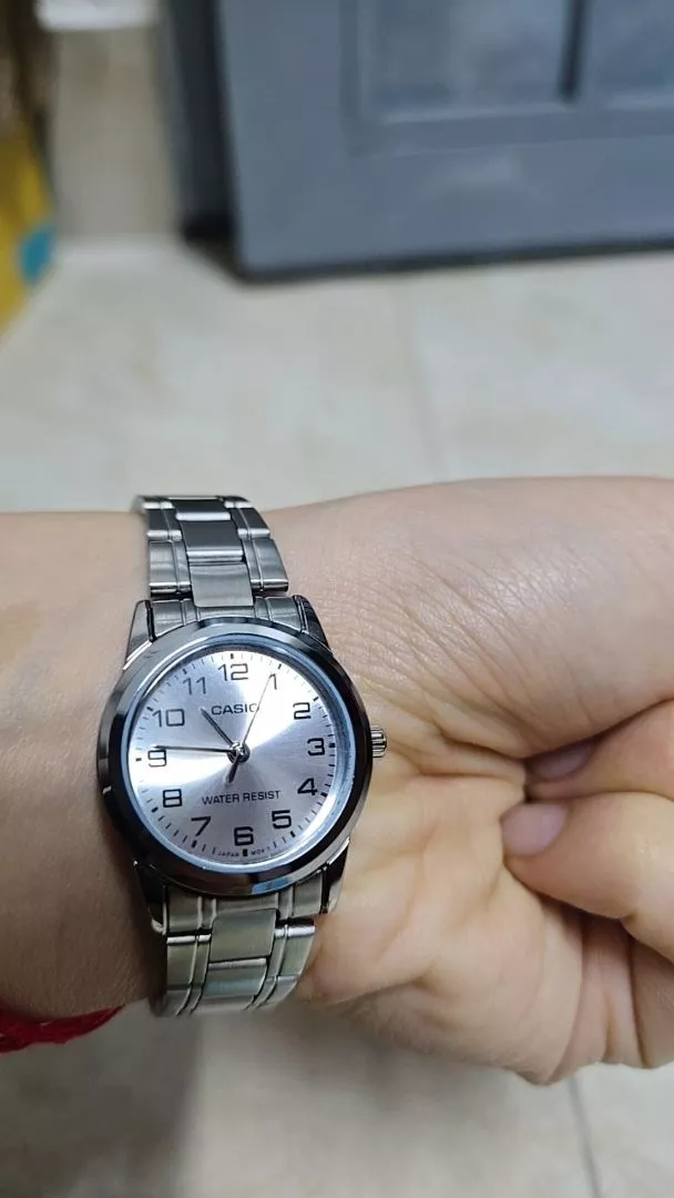 Đồng hồ đôi nam nữ dây kim loại Casio Anh Khuê MTP/LTP-V001D-7B
