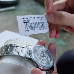 (Chính Hãng) Casio Nam MTP-1375D-7A Mặt Trắng Size 42mm - Bảo Hành 7 Năm
