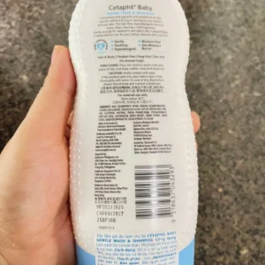 SỮA TẮM GỘI CETAPHIL BABY GENTLE WASH & SHAMPOO 400ML & 230ML DÀNH CHO DA THƯỜNG