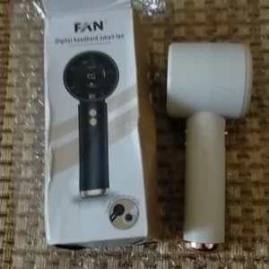 Quạt cầm tay N68 mini 5000mAh di động có thể sạc gió mạnh 100 tốc độ turbo phản lực màn hình hiển thị pin tặng dây đeo